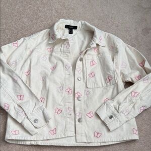 Forever 21 corduroy butterfly jacket SZ L